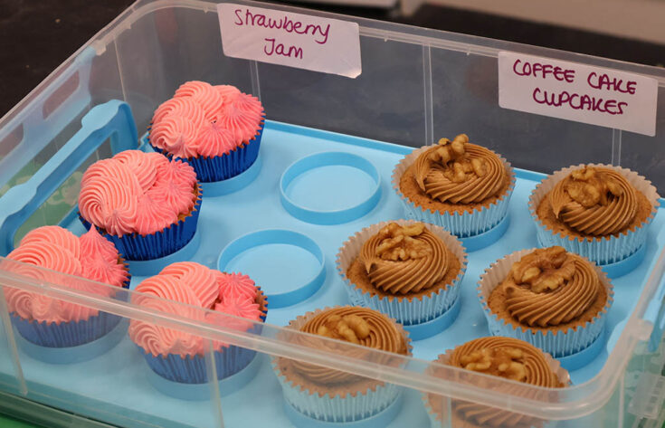 Photograph of some baked cakes